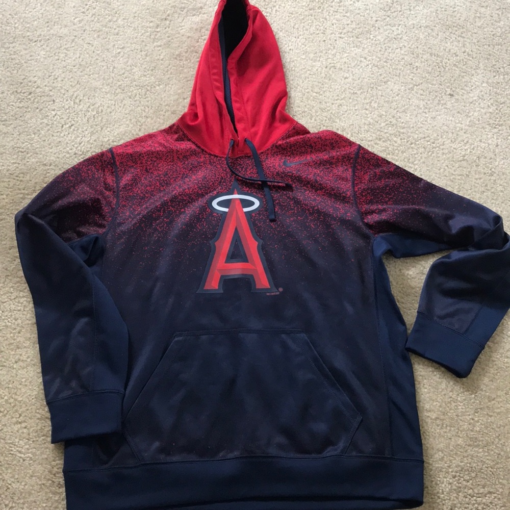 NIKE Los Angeles Angels pullover hoodie Large NEW